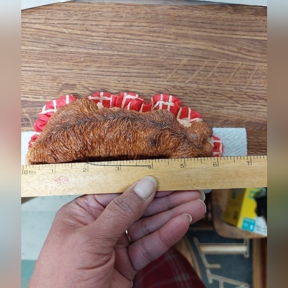 Vintage Hand-painted Sleeping Spaniel Leash/Key Holder - Picture 10 of 12